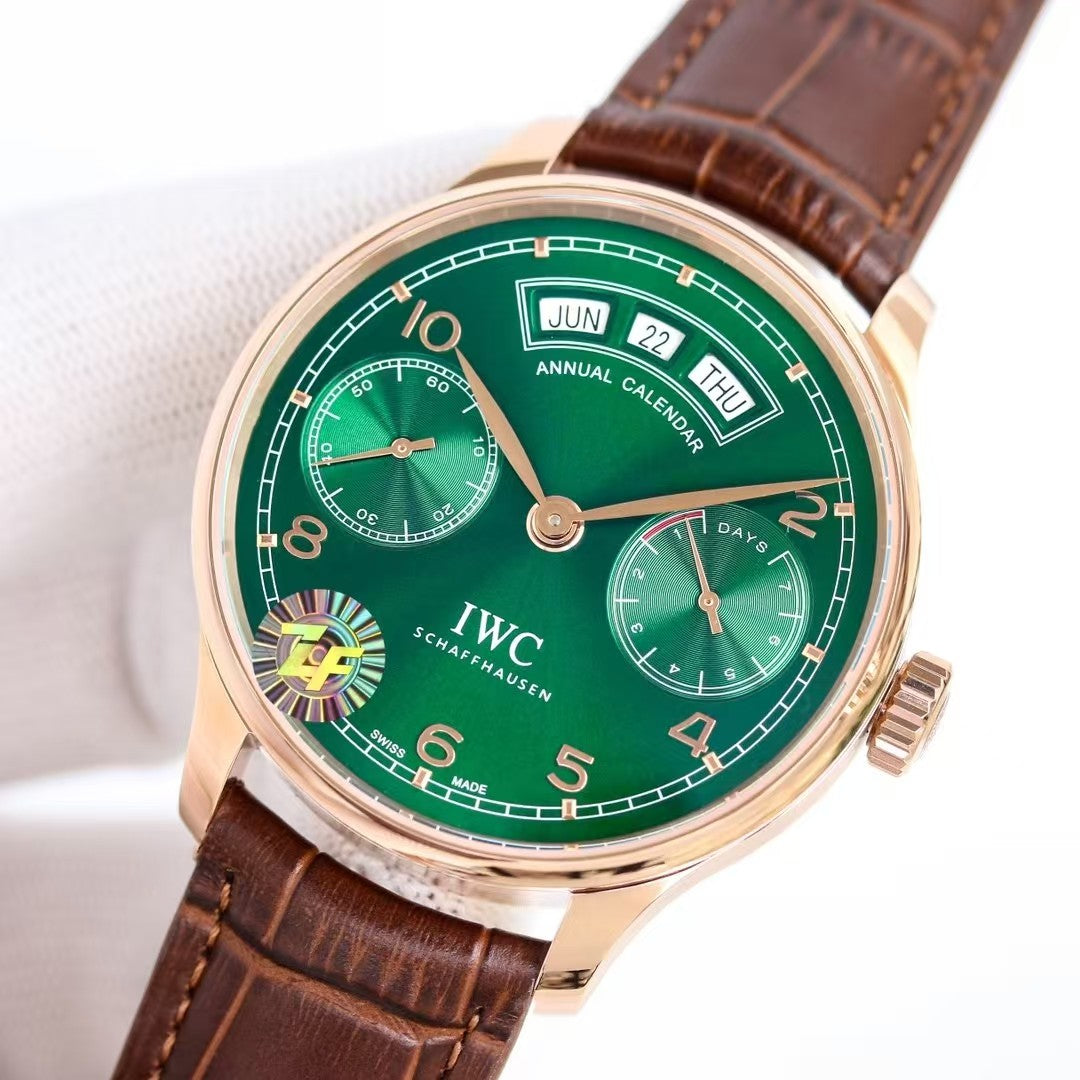 Big Pilot Annual Calendar IW502702  Green 46mm SS/LE AZF A52850