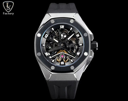Audemars Piguet Royal Oak Concept 42mm Black Panther Titanium/RU Fake Tourbillon