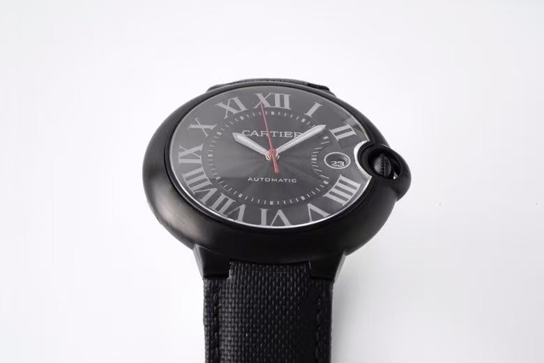 Ballon Bleu De Cartier 42mm DLC/LE Black Dial AF A2824