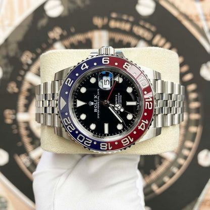 GMT Master II 126710 Pepsi 40mm Oys SS/SS Black Dial Clean Plus JH3285