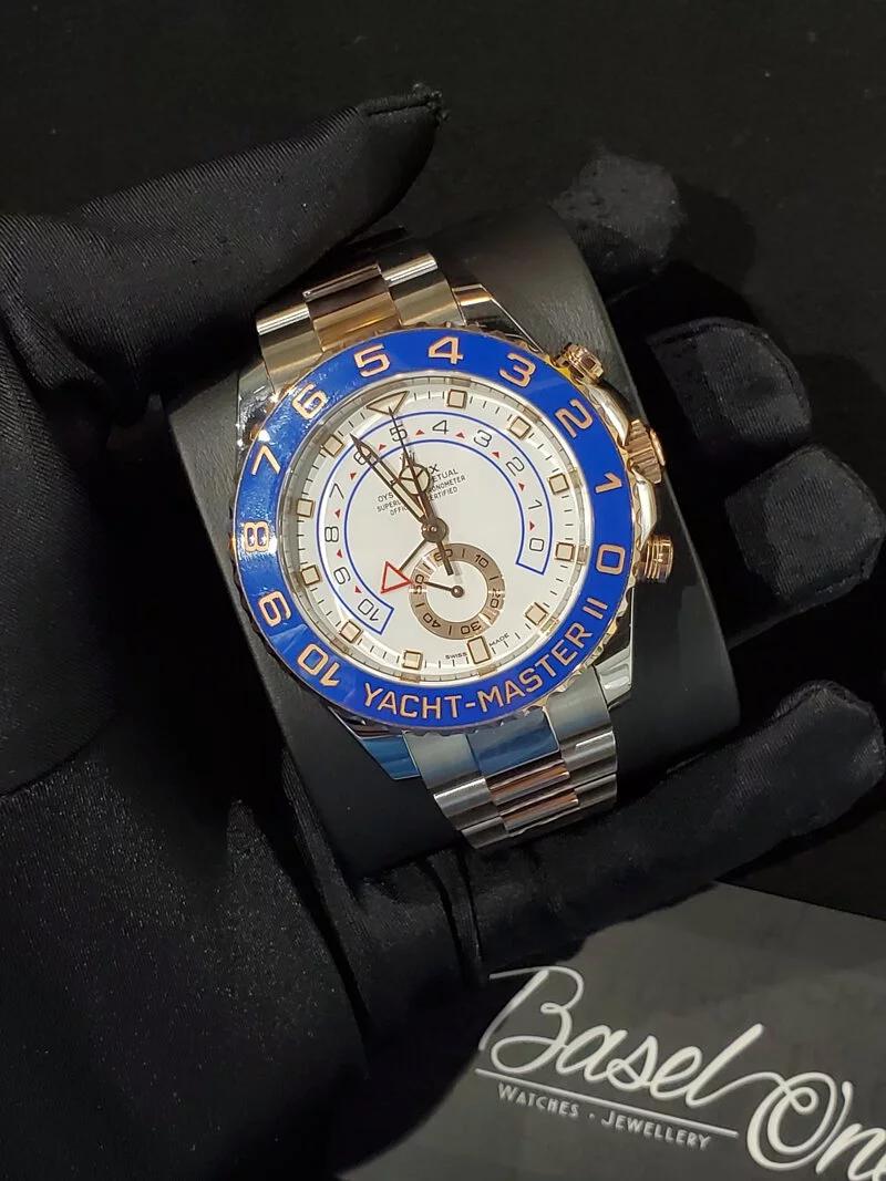 Yacht-Master II 116681 44mm RG/SS White/Num KF V2 A7750