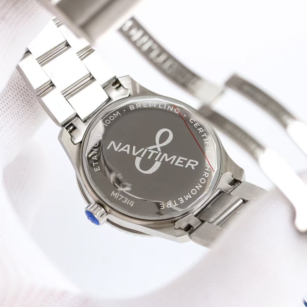Aviator 8 41mm SS/SS Blue Dial TF A2824