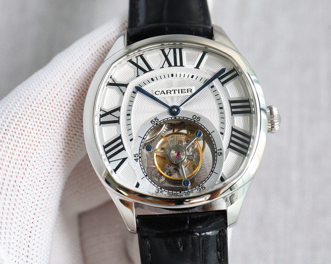 Drive De Cartier 40mm RG/LE White Dial RMSF Tourb