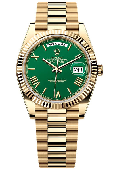 DayDate 228238 40mm YG/SS Green/Rmn VSF V2 DD3255 (Gain Weight)