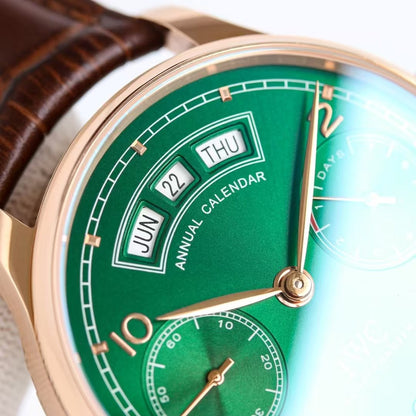 Big Pilot Annual Calendar IW502702  Green 46mm SS/LE AZF A52850