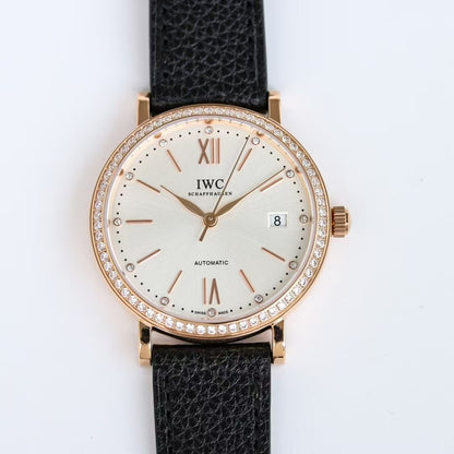 IWC - Portofino Automatic 40mm SSLE WhtSS Stk ZF A9019