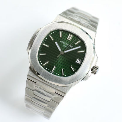 Nautilus 5711 40mm SS/SS Green/Stk BBF DD324 Super Clone (SW Dial)