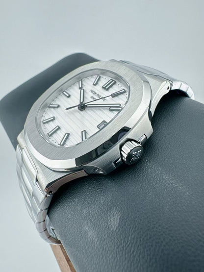 Nautilus 5711 40mm SS/SS White Dial DDF DD324 Super Clone(SW Dial)