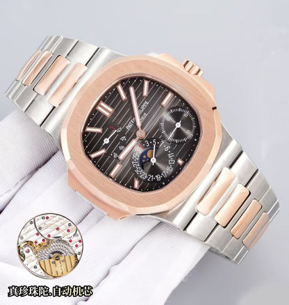 Nautilus 40mm 5712 RG/RG Black/Stk WSF A240 Super Clone