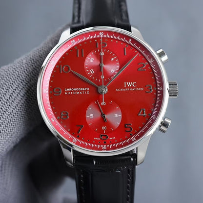 Portugueser Chrono 41mm SS/SS Green/Num AZF A69355