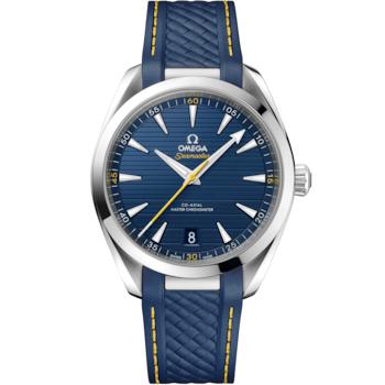 Aqua Terra 150m 'Mondo' 41mm SS/RU Blue Textured Dial VSF A8900