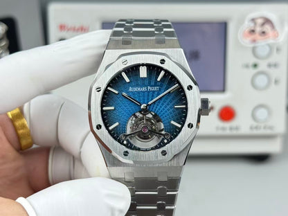 Royal Oak Tourbillon 41mm SS/SS Blue/Stk R8F V2 Flying Tourb