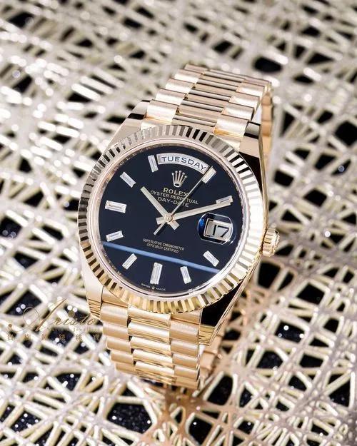DayDate 228238 40mm YG/YG Black/Dia VSF V2 DD3255 (Gain Weight Approx.182g)
