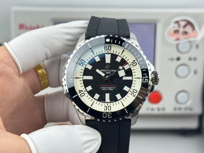 Superocean 46mm SS/SS Black Dial BLF A2824