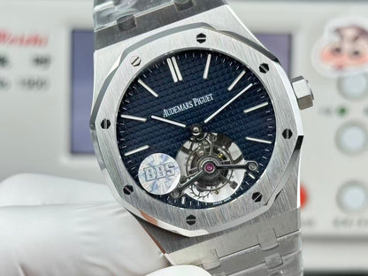 Royal Oak Tourbillon 41mm SS/SS dark Blue/Stk R8F V2 Flying Tourb