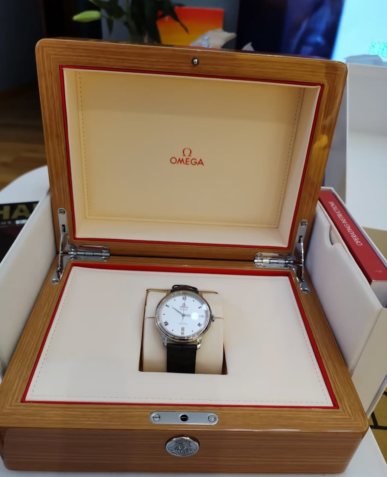 De Ville Prestige Date 40mm RG/LE White Dial MKS A8800