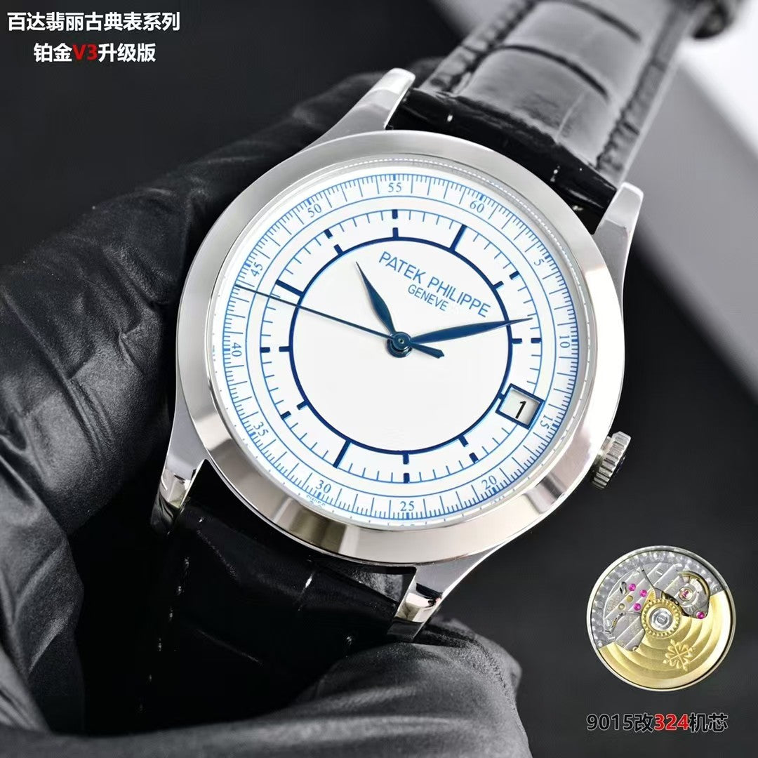 Calatrava 5296R RGLE WhiteStk ZF V3 A324SC