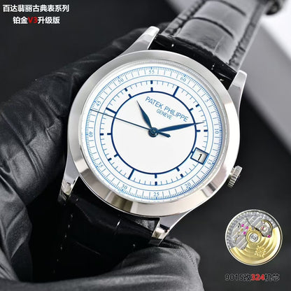 Calatrava 5296R RGLE WhiteStk ZF V3 A324SC