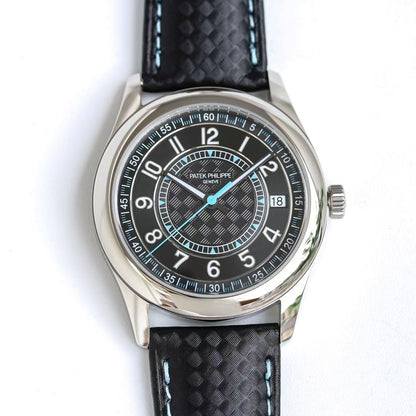 Calatrava 6007 40mm SS/LE Black/Blue PPF 330SC