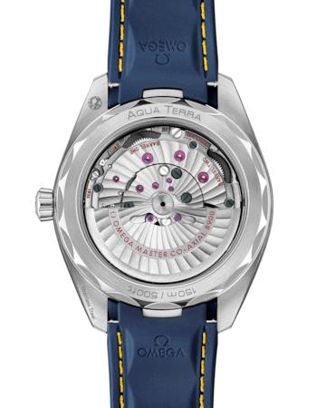 Aqua Terra 150m 'Mondo' 41mm SS/RU Blue Textured Dial VSF A8900