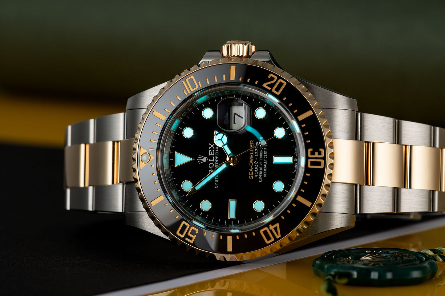 SeaDweller 126603LN 43mm Wrapped YG/SS Black/Dot KF VR3235