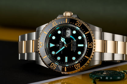 SeaDweller 126603LN 43mm Wrapped YG/SS Black/Dot KF VR3235