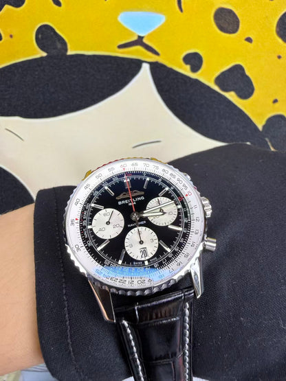 Navitimer B01 Chronograph SS/LE Black Dial BLSF Asian B01
