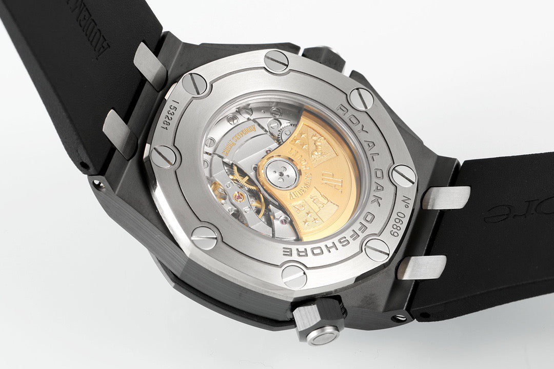 Royal Oak 15707CE Black Ceramic/RU Black Dial JF SA3120