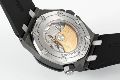Royal Oak 15707CE Black Ceramic/RU Black Dial JF SA3120
