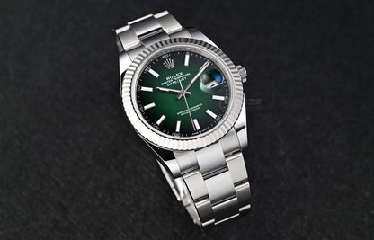 Datejust 126334 41mm Jub SS/SS Omber Green/Stk EWEF A3235