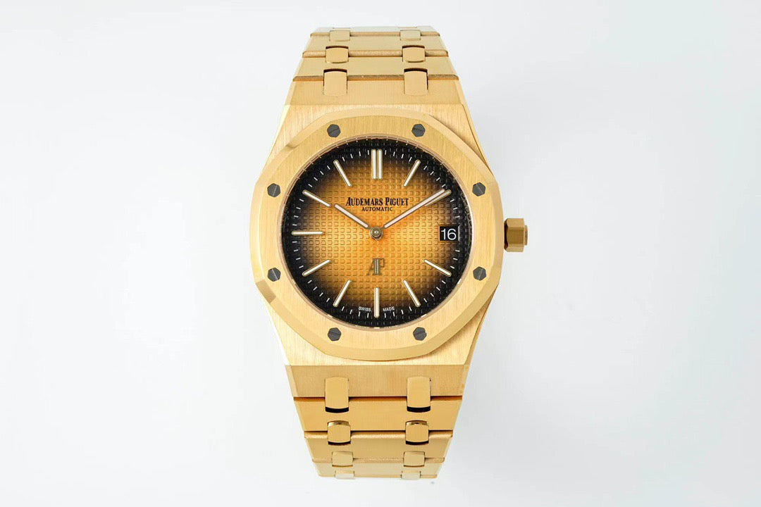 Royal Oak 16202 39mm YG/YG Smoked Gold Dial ZF A7121