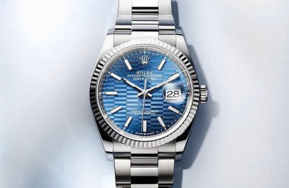 Datejust 126234 36mm Oys SS/SS Blue Textured/Stk ARF DD3235