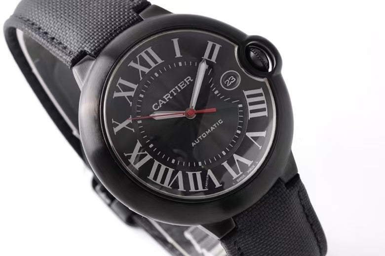 Ballon Bleu De Cartier 42mm DLC/LE Black Dial AF A2824