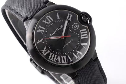 Ballon Bleu De Cartier 42mm DLC/LE Black Dial AF A2824