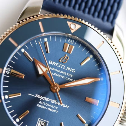 Superocean Heritage B20 42mm SSRU Blue Dial BLF A2824