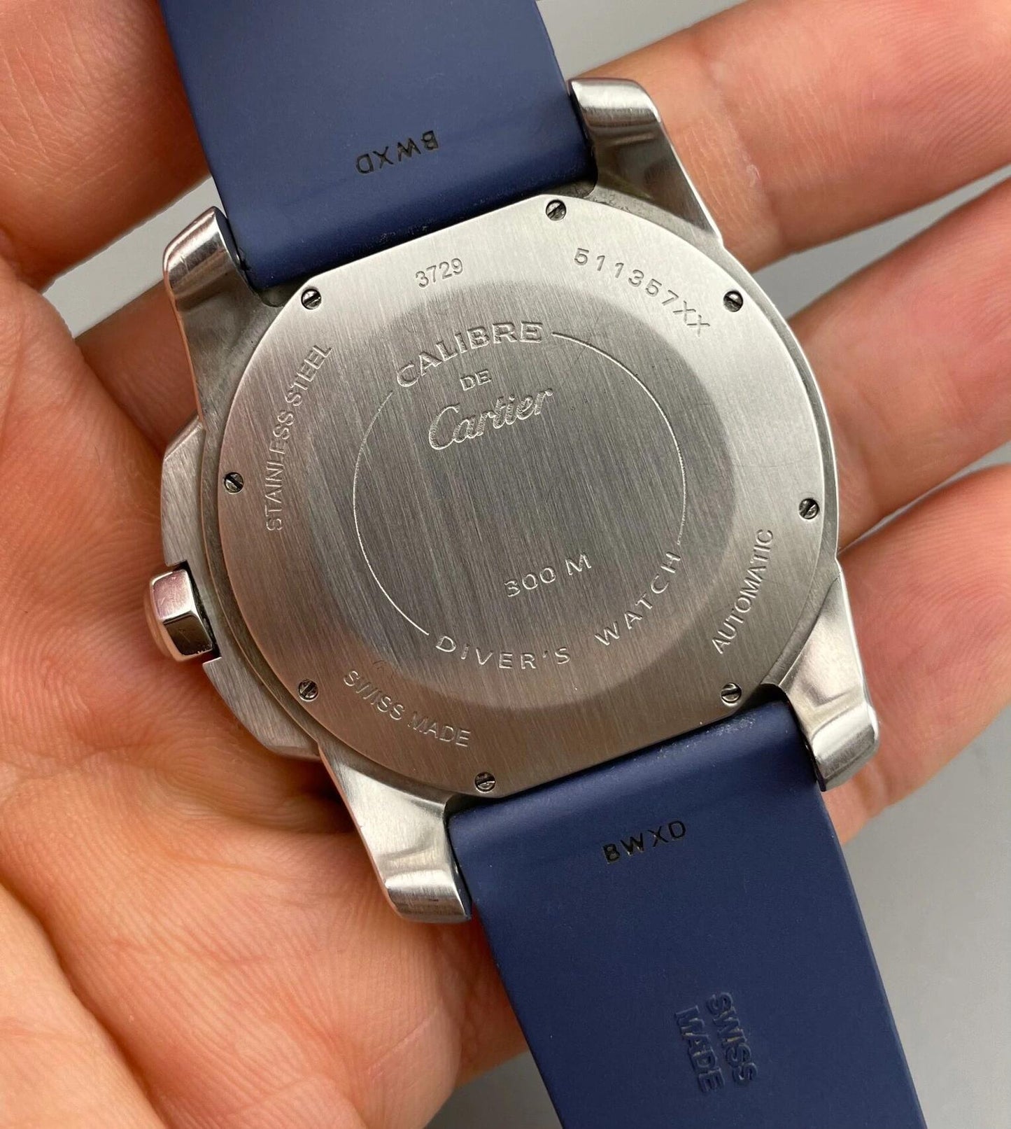 Cartier - Calibre de Cartier SS/RU Blue JJF 1:1 Asia 23J Mod