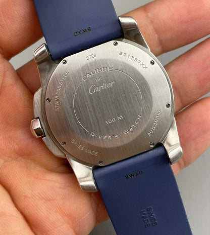Cartier - Calibre de Cartier SS/RU Blue JJF 1:1 Asia 23J Mod