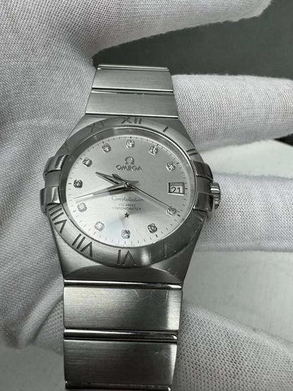 Constellation 28mm SS/SS MOP/Dia 8848F Swiss Qtz