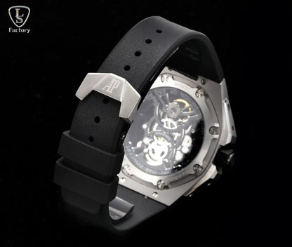 Audemars Piguet Royal Oak Concept 42mm Black Panther Titanium/RU Fake Tourbillon