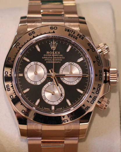 Daytona 126505 40mm RG/RG Black/Stk RGF DD4131(Gain Weight Approx.225g)
