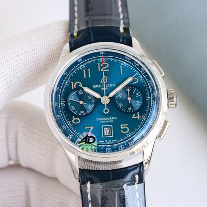 Premier B01 Chronograph 42mm SS/LE Blue Dial BLSF V2 A7750 Mod