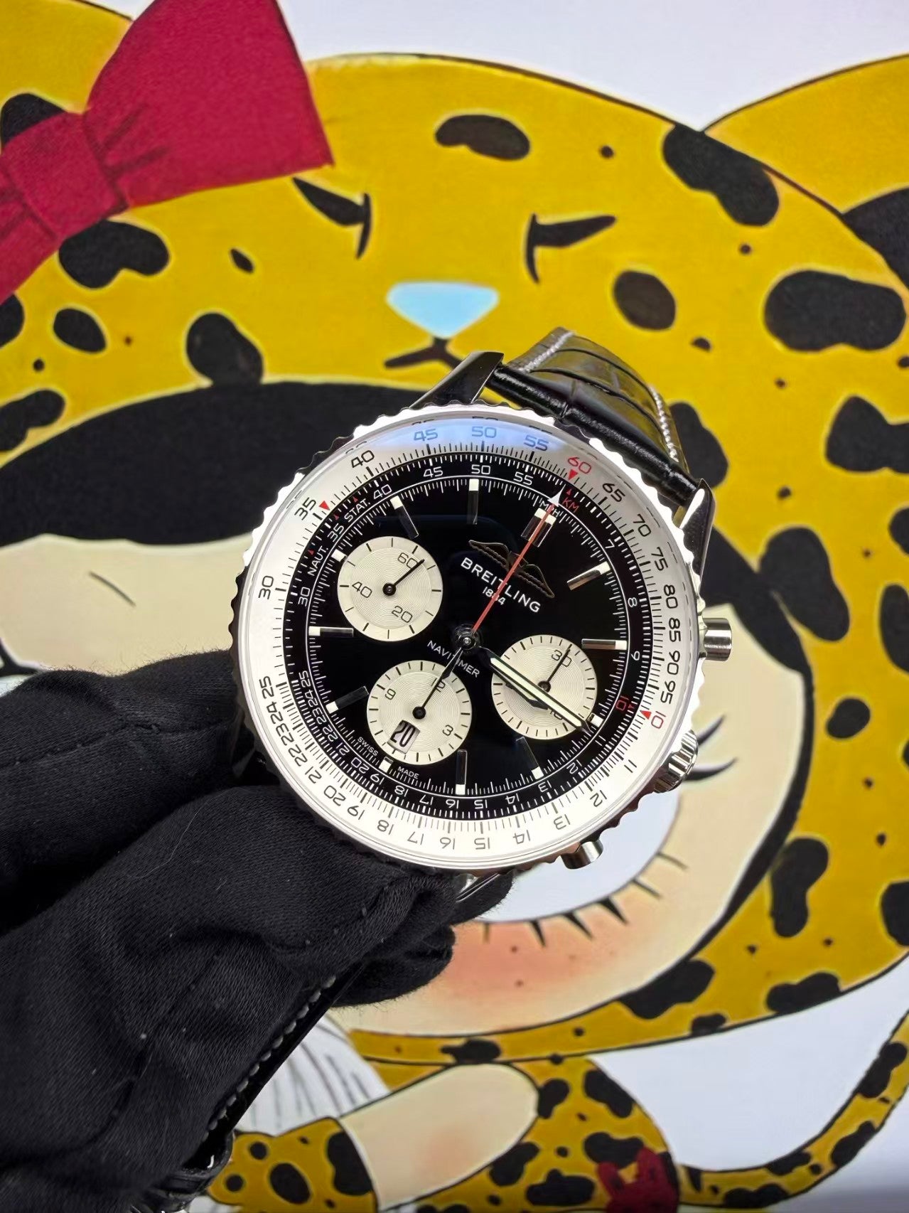 Navitimer B01 Chronograph SS/LE Black Dial BLSF Asian B01