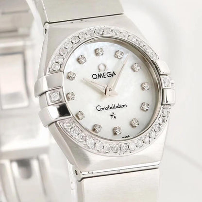 Constellation 28mm Dia SS/SS MOP/Dia 8848F Swiss Qtz