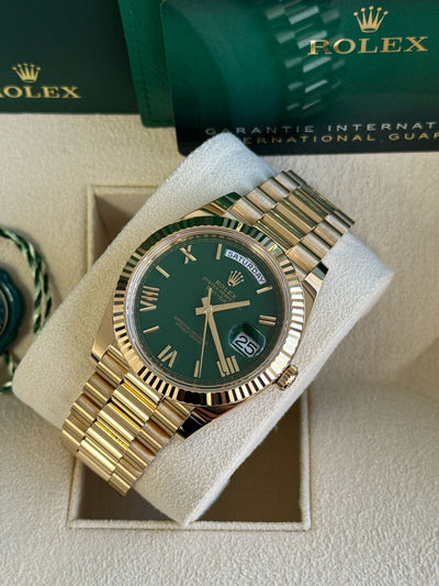 DayDate 228238 40mm YG/SS Green/Rmn VSF V2 DD3255 (Gain Weight)