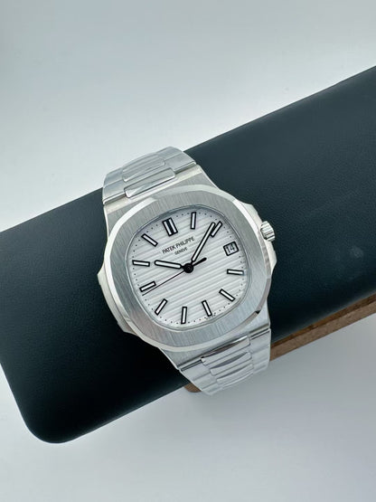 Nautilus 5711 40mm SS/SS White Dial DDF DD324 Super Clone(SW Dial)