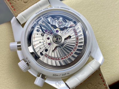 Speedmaster 44mm "White Side of The Moon" White Ceramic/LE N1F A9300