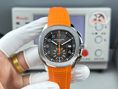 Patek Philippe - Aquanaut Chronograph 5968A-001 SS/RU Orange OMF Asian 7750