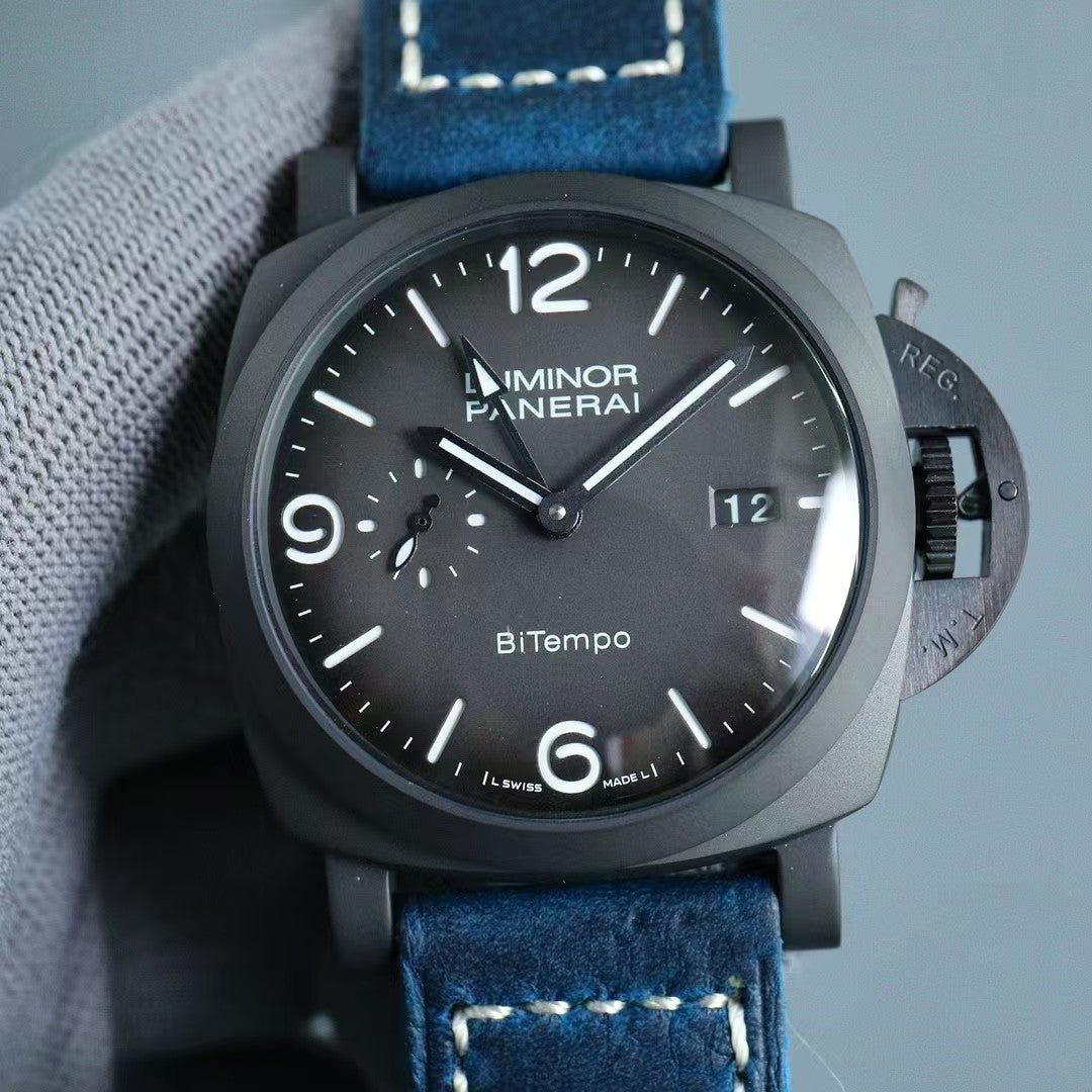 Luminor BiTempo PAM1467 44mm DLC/NY Grey Dial VSF P9010
