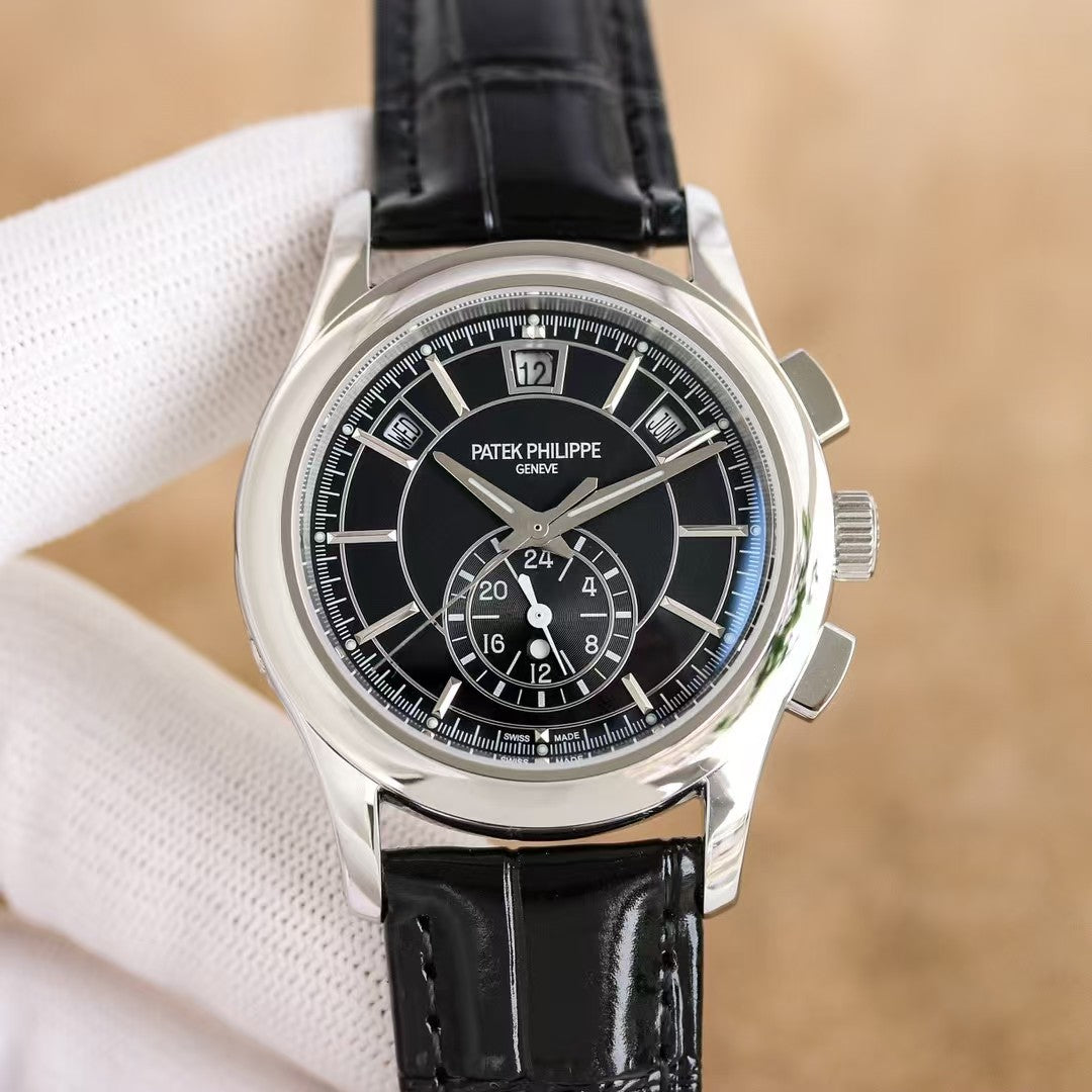 Patek Philippe - Annual Cal Moonphase Ref.5905 SS/LE Blk GRF V2 MY9015