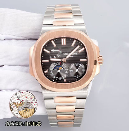 Nautilus 40mm 5712 RG/RG Black/Stk WSF A240 Super Clone
